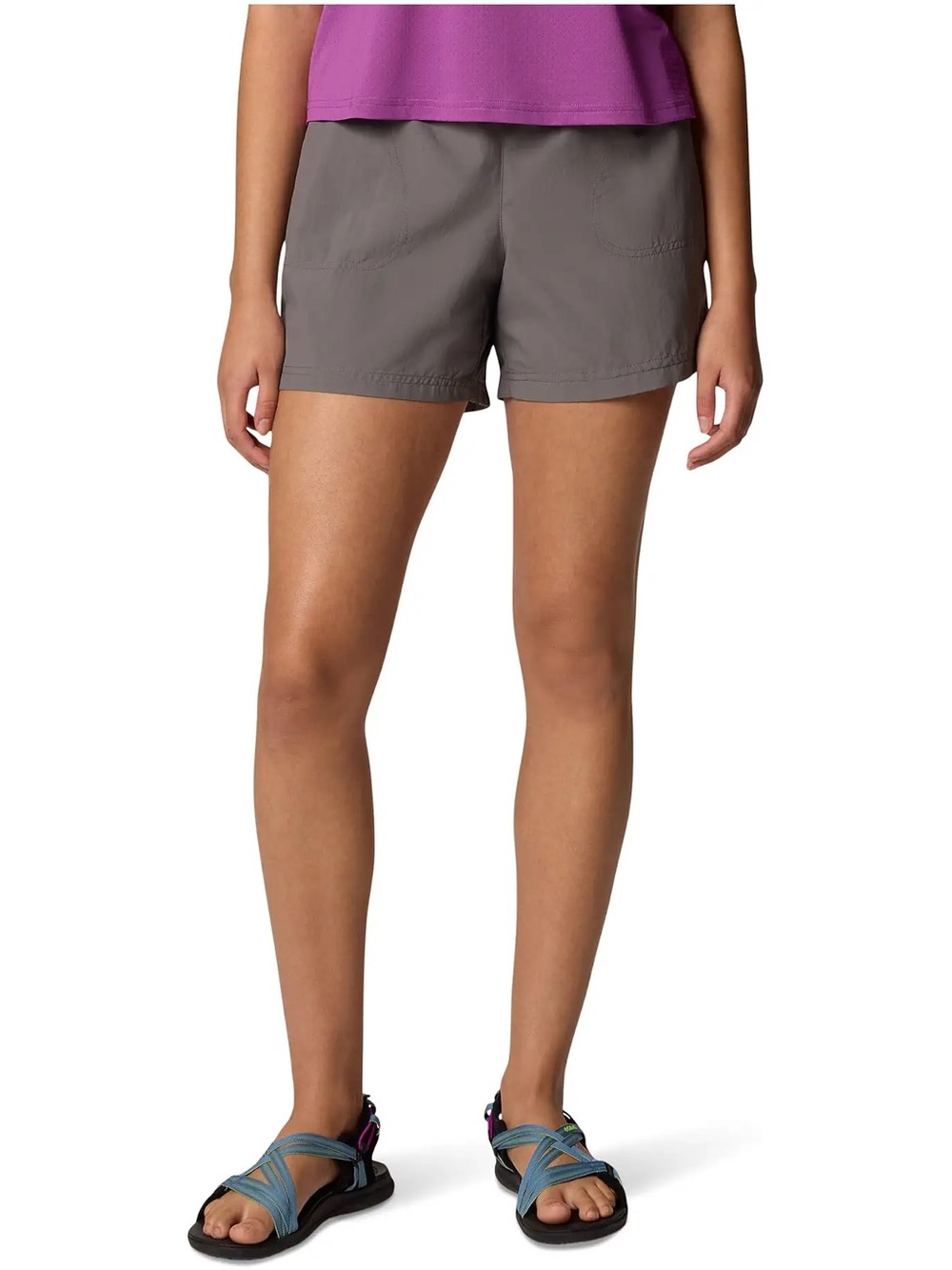Columbia Sandy River Shorts Gray Medium 5” Omni-Shade UPF NWT Outdoor Hiking